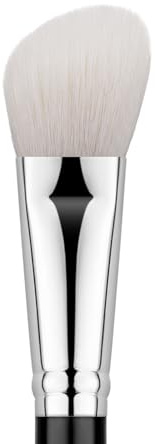 EIGSHOW Pinceau contour, pinceaux de contour coudés de qualité supérieure avec poils de chèvre Saikoho, pinceau de fond de teint pour crème, poudre, liquide, mélange (F610)