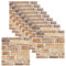 10 Stück 3D Wandpaneele Selbstklebend Tapeten,Selbstklebende Tapete Steinoptik 3d Steintapete Selbstklebend Steintapete Wandaufkleber 3D Tapete für Möbel Wandtür Wasserdicht PVC Tapete Steinoptik