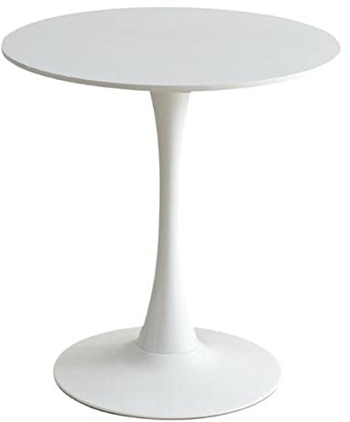 Generic Table de salle à manger rectangulaire tulipe blanche petite table ronde minimaliste laquée au four Table à manger du milieu du siècle pour balcon négociations magasin de thé au lait