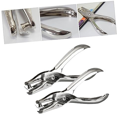 STOBOK 2st Papierlochzange Punschspender Locher Aus Metall Locher Zum Basteln Einzellocher Locher Einzeln Scrapbooking-zubehör Scrapbooking-zangenlocher Puncher Schlagen Einzelnes Loch