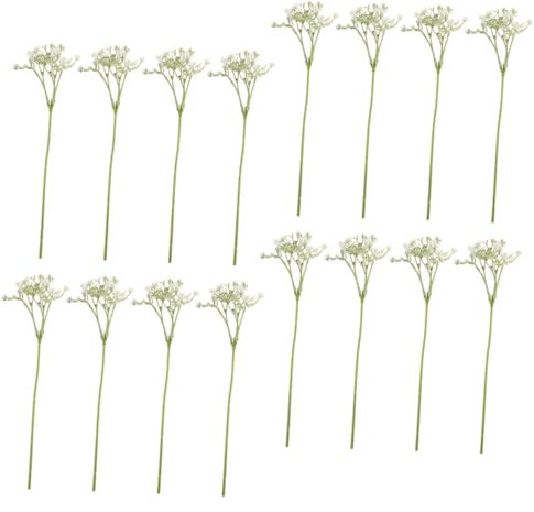 TOPBATHY 2 Simuliertes Schleierkraut Braut brautsträuße falsches Blumendekor Boho- Pflanzendekor dekorative künstliche Blumensträuße künstliche Schleierkrautblüten Kaskade Strauß Weiß