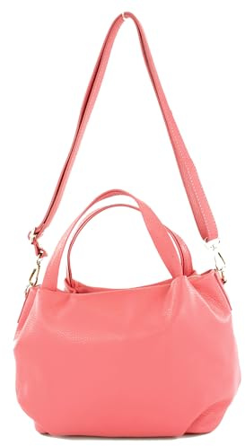 modamoda de T218 Damen Leder Henkeltasche Tragetasche Schultertasche handmade in Italy