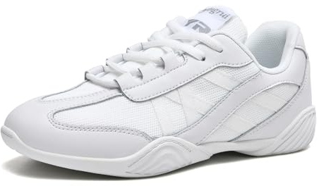 PPXID Femmes Respirantes Chaussure de Cheerleading Fille Gymnastique Légères Chaussures de Danse Mode Gymnastique Baskets Chaussures de Jazz Yoga-Blanc42