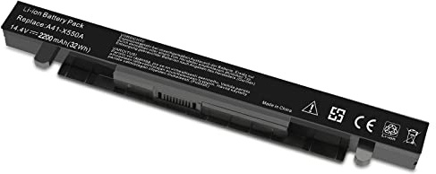 A41-X550A Battery for Asus X550C F550C F550 F552 X552C F450 F550L X550 X550CA X550CL X450 X452 X552 A550 A550L K550 P550 R510 R510C R510L R510J R510JK R510V 14.4V 2200mAh