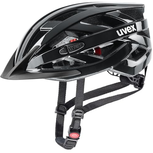 uvex i-vo 3D - Leichter Allround-Helm für Damen und Herren - individuelle Größenanpassung - Black - 52-57 cm