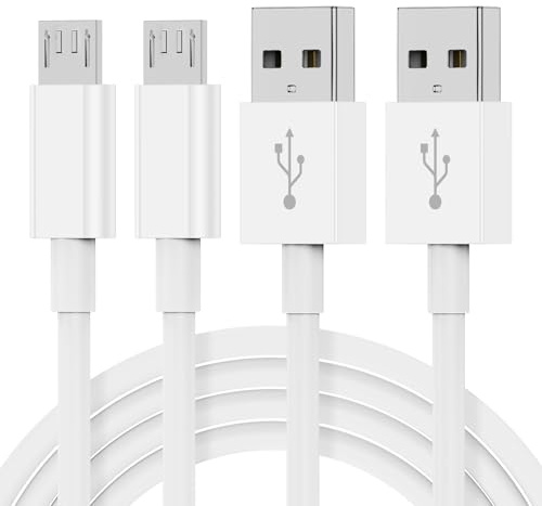 Nebite Micro USB Cable 2Pack 1.8M Android Charger Cable Fast Charging | old Samsung Charger for Samsung Galaxy A10/S7/S6/S5/J3/A6 /, Huawei Y6/Y7, Kindle, Xbox, PS4 ,Tablet