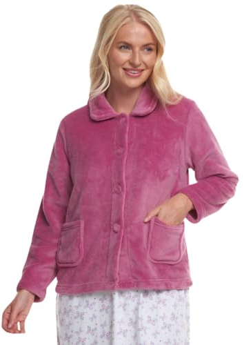 Chaqueta de cama de forro polar supersuave para mujer