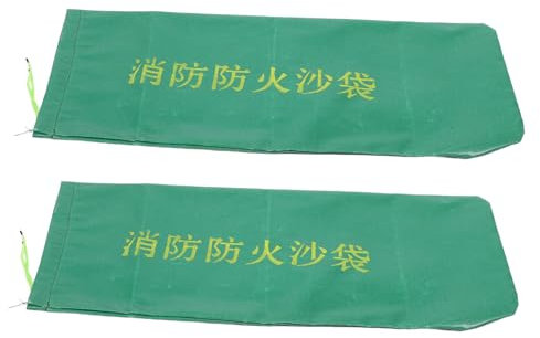 OKUMEYR 2pcs Flood Protection Sandbags Fireproof Sandbags Heavy Duty for Hurricanes Reusable Emergency