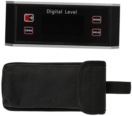 DOITOOL Inclinometro Elettronico Goniometro Digitale Indicatore Di Livello Ip54 Base Scanalata Robusta Per Metalli Ferrosi Facile Da Trasportare