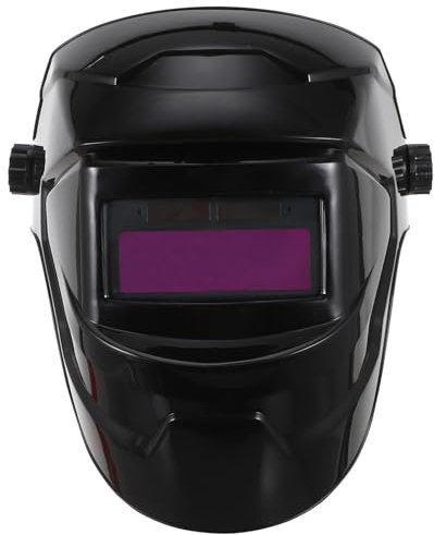 EXHUMKY 1pezzi Casco Saldatura Solare Con Maschera Protettiva Leggero e Sensibile Per Saldatura Protezione Occhi Da Raggi Uv e Design Ergonomico Per Comfort Durante Utilizzo