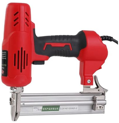 Pistola de Clavos Electrica, Pistola de clavos eléctrica de 2200-2600W, grapadora de marco de madera, herramienta eléctrica for construcción de muebles, clavos, herramientas de trabajos de carpintería