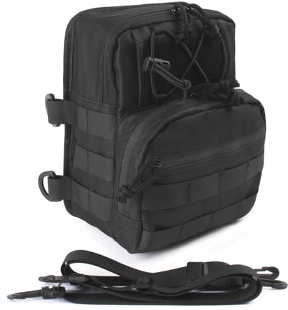FTKDMT Sac de rangement universel pour guidon de moto - Étanche - Ajustement universel - Pour Harley Touring Softail Dyna Sportster Cruiser Dirt Bike