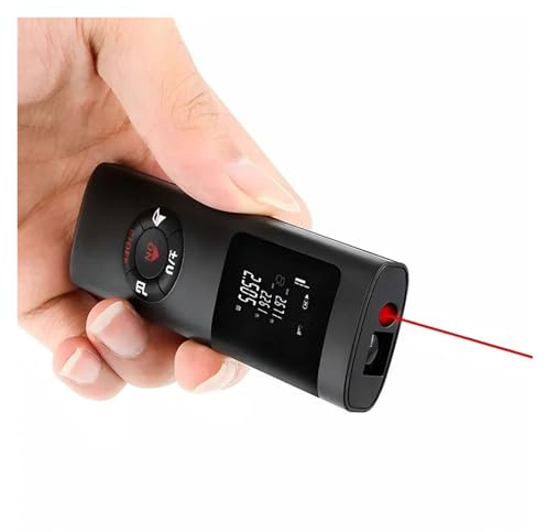 Mini misuratore di distanza laser/r intelligente da 40 m/60 m, misuratore di distanza a infrarossi, telemetro laser/r portatile ricaricabile tramite USB.(40)