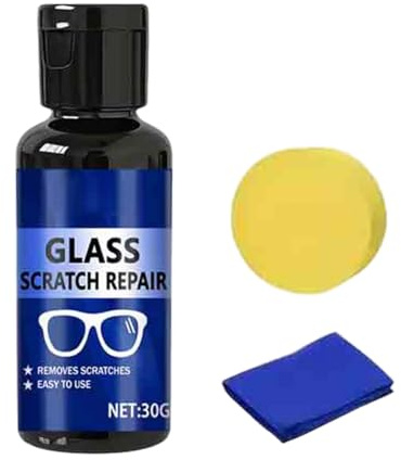 Crème Réparatrice Pour Rayures Sur Lunettes – Dissolvant De Rayures Pratique Et À Séchage Rapide | Crème De Réparation De Vernis En Verre Pour Fenêtre, Pare-brise, Écran De Téléphone, Montre