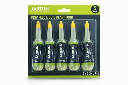 Plant Drip‑Feed Liquid Fertiliser – 5 Pack (5×30ml) – Slow‑Release Feed for Houseplants & Flowers