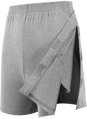 Landofgenie Shorts Unisex à Scratch – Idéales pour la récupération Post-opératoire, l'entraînement et Le Sport – Pratiques avec Poches