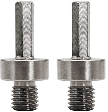 SHDIATOOL 2 Piezas Adaptador para Rosca M14 Macho a 3/8 Vástago Hexagonal para Broca y Taladro Manual o Taladro Eléctrico