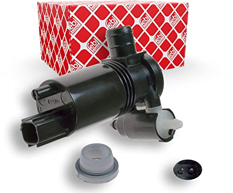 febi bilstein 109266 Waschwasserpumpe für Scheibenreinigungsanlage, mit Dichtring, 1 Stück | 109266 passend für Discovery Range | 109266