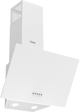 Ferre H501P-WH 50cm Cooker Hood – Single Glass – Push Button – White