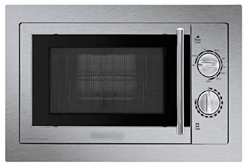 Microonde ad incasso 800 W. Capacità 20 L Grill da 1000 W. Grill e grill con combinazione. 9 livelli di potenza