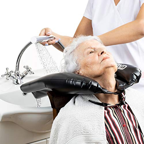 GADS Plateau Portable, Bac a shampoing domicile, Bac Pour Laver les Cheveux, Bassin Gonflable pour Laver Les Cheveux, Bassin de lit Pour Lave Tete Domicile, Bac Lavage Cheveux Domicile