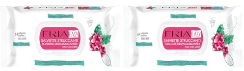 Fria Easy salviette struccanti delicare 64 pezzi (Confezione da 2)