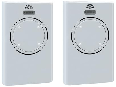 2 x Mando a distancia XT4 868 SLH 787010 4 canales blanco puertas de garaje motorización, puerta de garantía de 3 años