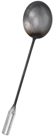 MAGICLULU Iron Wok Spoon Large Ladle Long Handle Soup Ladles for Serving Cooking Utensils Set Chef Spoon