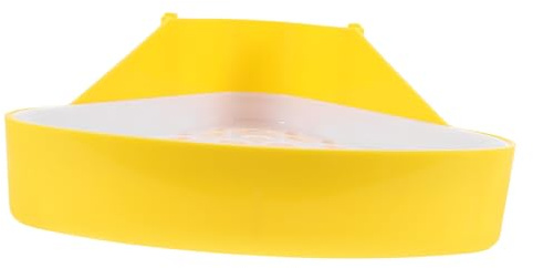 DECOMELODY Vassoio Lettiera per Animali Toilette per Conigli e Roditori Facile da Design Sicuro e Adatto per Conigli Porcellini e Hamster