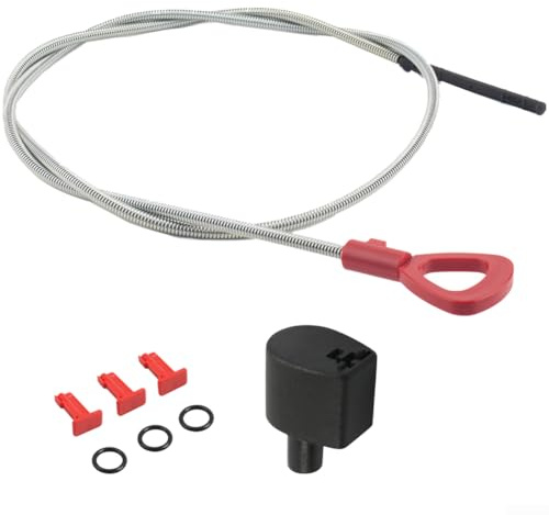 Varilla de medición de aceite de transmisión 140589152100, compatible con MERCEDES 05093746AA, medidor de nivel ATF con pieza de repuesto de pin de tapa (B)