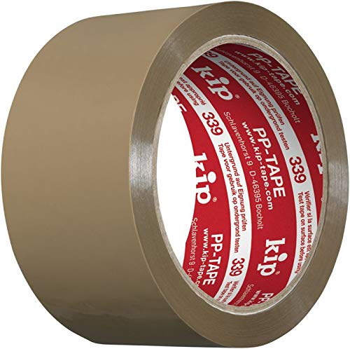 KIP 339 PP-Packband – braun, 28 my 50mm x 66m (36 Rollen) - 339-70