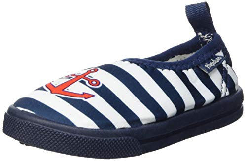 Playshoes UV-Schutz Aqua-Slipper Maritim, Aqua Schuhe, Blau (Marine/weiß 171), 18/19 EU (2/3 Child UK)