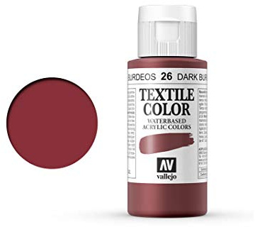 Textilfarbe Vallejo Textile Color 40026 Dark Burgundy (60ml)