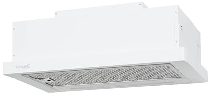 CATA TFH 6630 Campana Extractora Telescópica de 60 cm, 605 m³/h, 6 Velocidades 5+1 Turbo, Control Táctil con Display, Motor Brushless, LED Regulable, Clase A+, Blanco