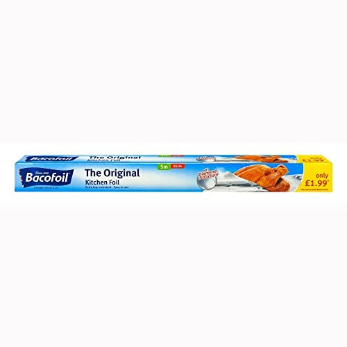 BacoFoil Original Classic Aluminium Foil 5 m Length x 450 mm Width