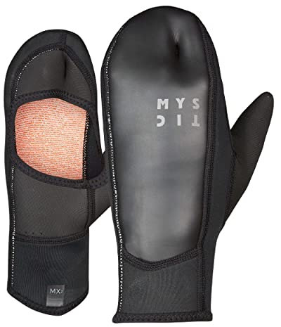 Mystic Sport acquatici - Surf Kitesurf & Windsurf Facilità 2 mm Open Palm Kayak o Kayak - Guanti - Nero - Easy Stretch