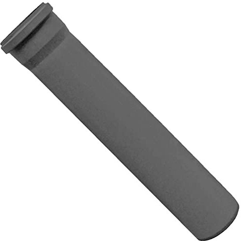 HT Rohr mit Muffe und Dichtung | Länge 1000 mm | Außen Ø DN 32 40 50 75 90 110 125 160 mm | Abfluss Abwasser Kunststoff PP Farbe grau passt zu Ostendorf Marley Valsir Airfit > Ø 125mm = DN125