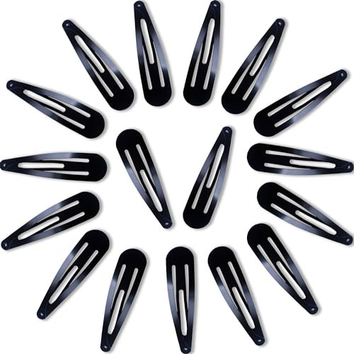 20 Stück Haarspange,Haarclips,Haarspangen,Haarclips Damen,Haarspangen Kinder,Haarspange Schwarz,Spangen,Haarspangen Damen Klein,Rutschfest,5 cm,Schwarz