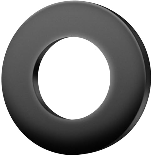 FOMGIIN Arandelas Planas M40 x 72 mm, 1 Piezas Arandelas Negras Metalicas Espaciadoras de Acero al Carbono, Arandelas Metálicas Tóricas Negro Arandela Plana Grande para Tornillos Sujetadores