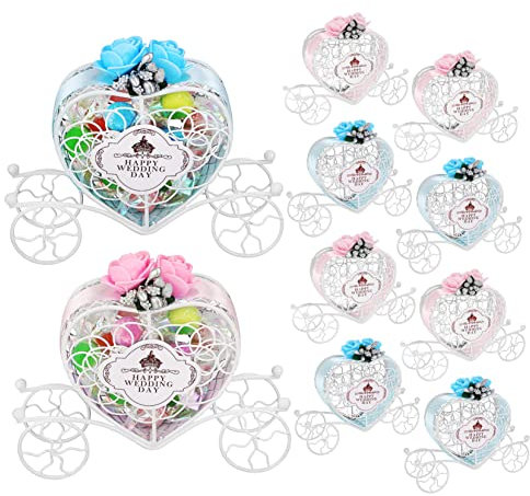 SEWOART 10 Stk Kutsche Pralinenschachtel Süßigkeiten servieren Süßigkeitenbehälter wedding decoration party decoration für kleine Weihnachtssüßigkeit Kisten behandeln