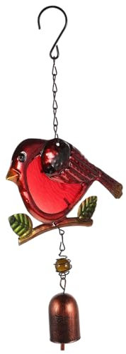 BESPORTBLE Windspiel-gartendekoration Eisenmaterial Stabiles Vogel-Windspiel Dekoratives Hängeornament Für Die Terrasse Entspannende Melodien Zufälliger Stil