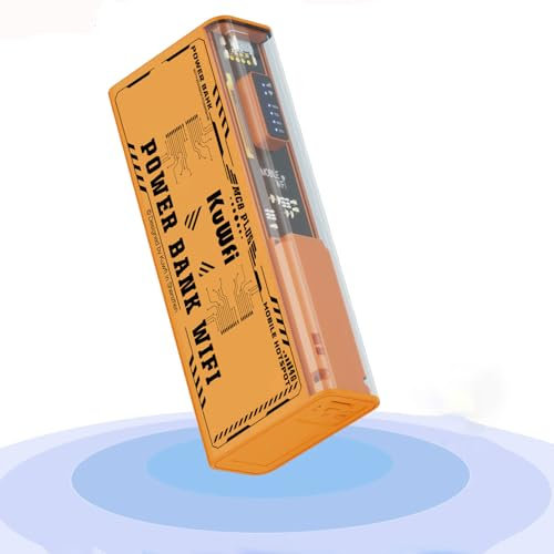 KuWFi Portable Travel WiFi Hotspot Router - 150Mbps Mobile Hotspot With 8000mAh Battery, DC/USB Powered, Unlocked Nano SIM Card for Caravan, House Garden, Business Trip