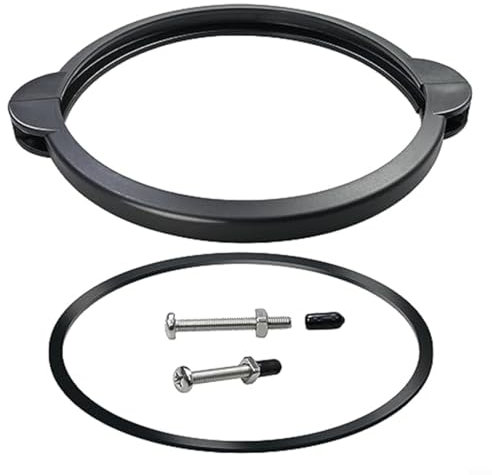 Emiif Pool Clamp Collar Rings Replacement for Intex SF90110-1 Pool Filter Pump Clamp Collar Set with O-Ring and Hardware for 10 Inch Sand Filter System
