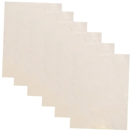 Veemoon 6 Sheets Pre Cut Soft Cloth for Clay Pottery Tools Absorbent Trimming Pads for Pottery Rim Smoothing and Wet Finishing