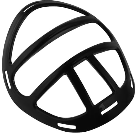 Gogogmee Masque de Visage Sportif Noir pour Adultes, Protection Complète Tête et Visage pour Muay Thai, Boxe et Arts Martiaux, Casque de Combat Solide et Confortable, Équipement