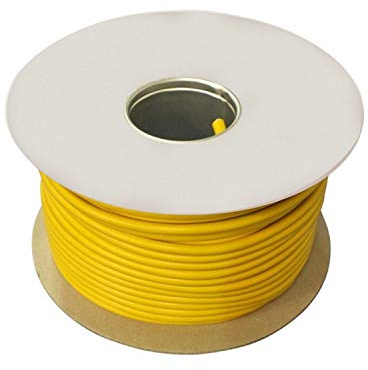 Ali's DIY 2.5 mm Arctic 3 Core Flex Cable - Yellow - 100 Metre Full Roll