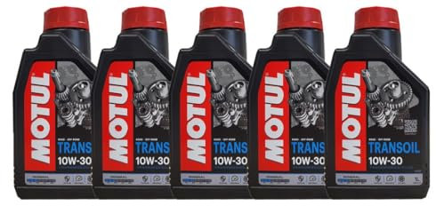 Olio Motul Transoil 10W30 per Cambi e Trasmissioni - 5x 1 lt