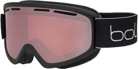 Bollé - FREEZE PLUS Skibrillen Schwarz matt, Vermillon Gun kat 2, Schnee-Schutzbrille,Unisex Erwachsene,M