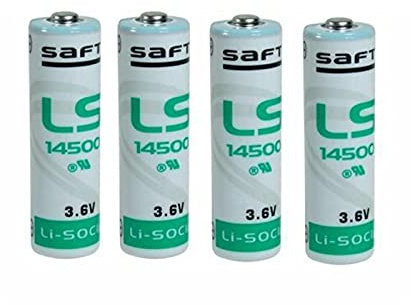 Maxxistore - Saft 4 Pilas AA Litio Li-SoCl2-3,6 V 2600 mAh - LS14500 - ER14505