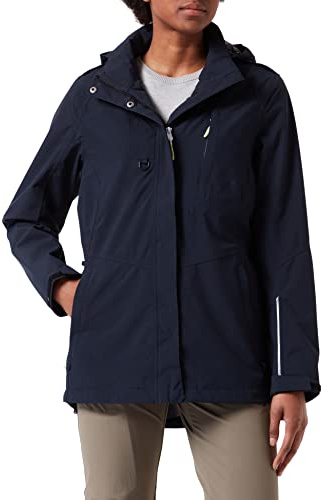 killtec Damen Funktionsjacke für Hundebesitzer mit abzippbarer Kapuze KOS 151 WMN JCKT, dunkelnavy, 38, 38416-000